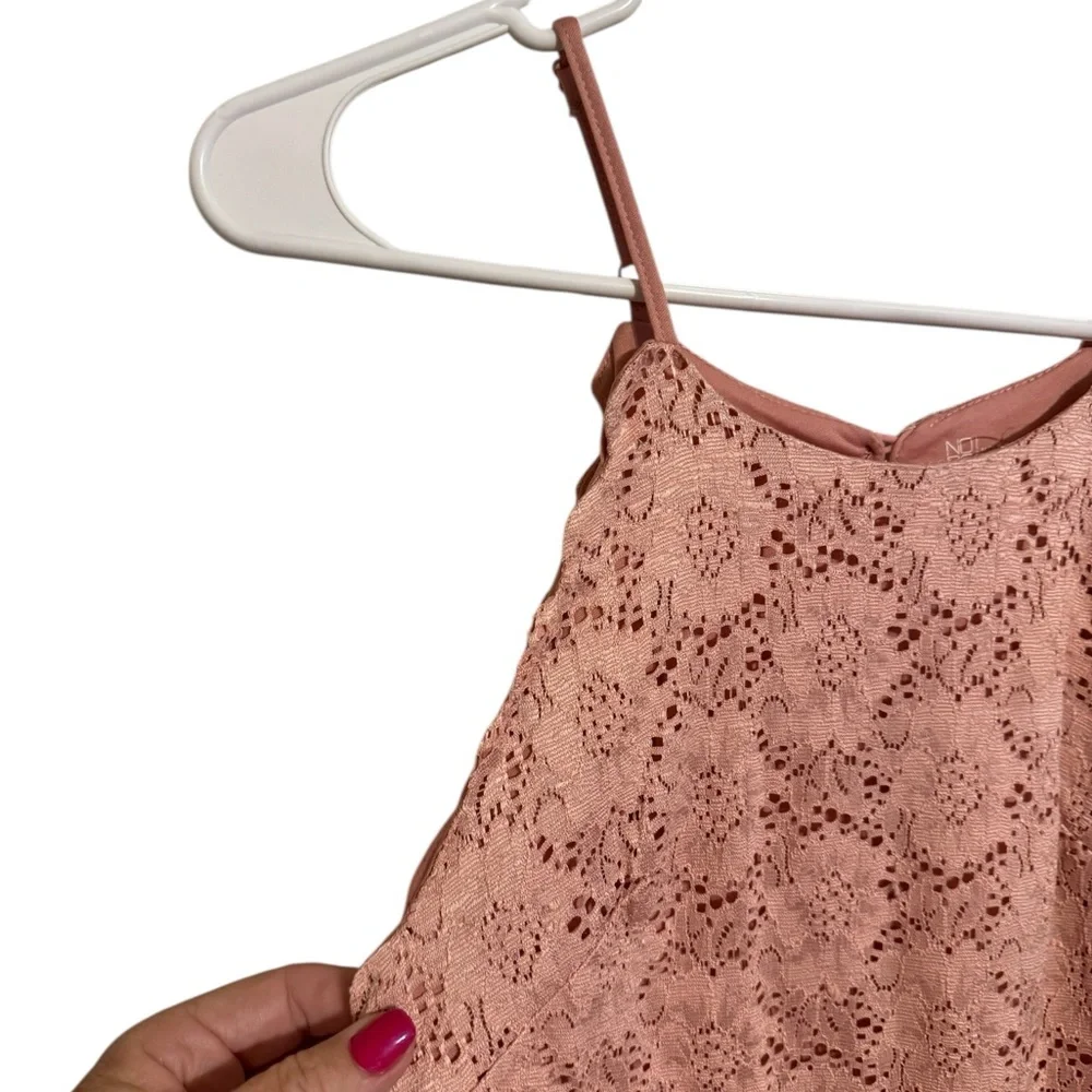 ❤️NWT BLUSH LACE ADJUSTABLE STRAPS SUMMER DRESS XSMALL #CL - Picture 3 of 8